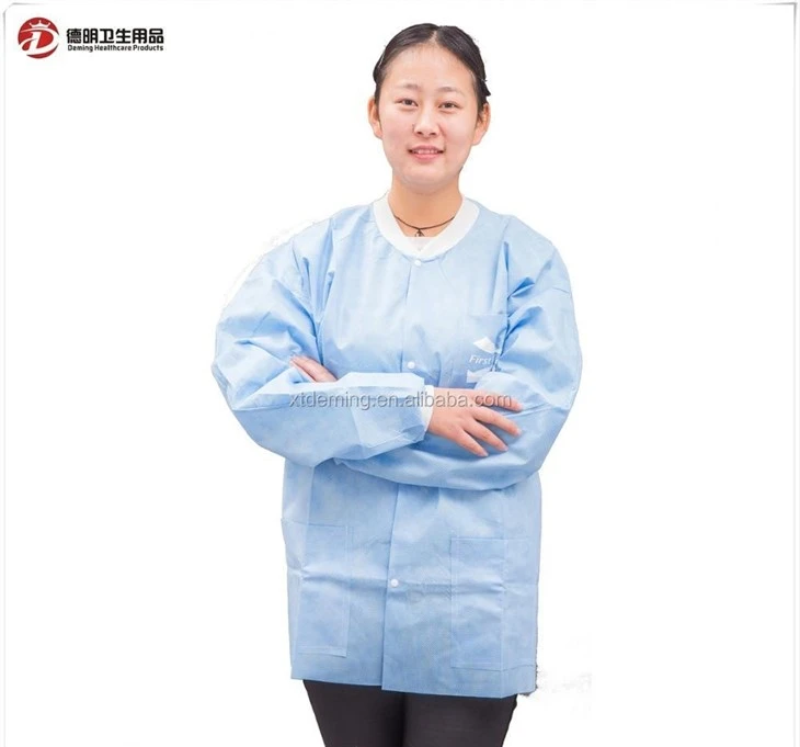 Blue Disposable Lab Coat