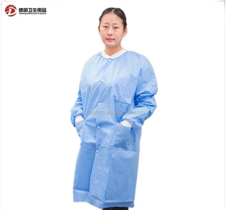 Blue Disposable Lab Coat